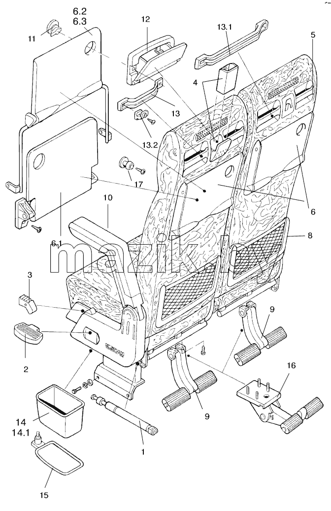 PASSENGERS SEAT KIEL