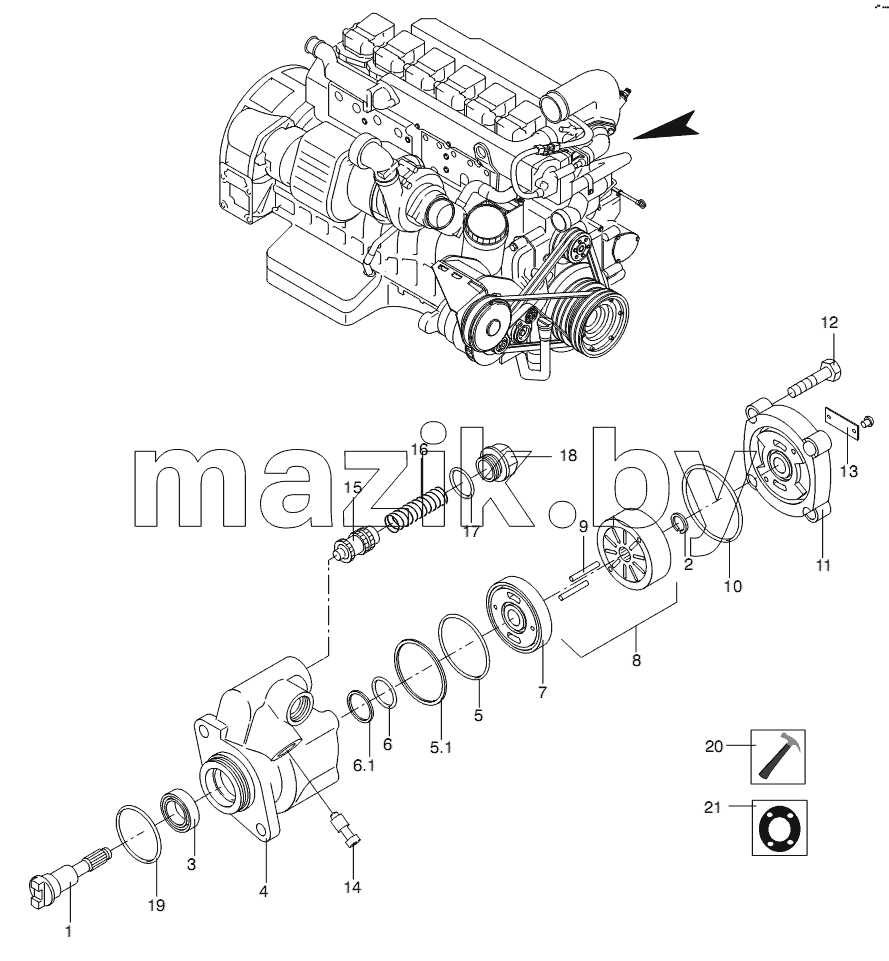 STEERING SYSTEM PUMP