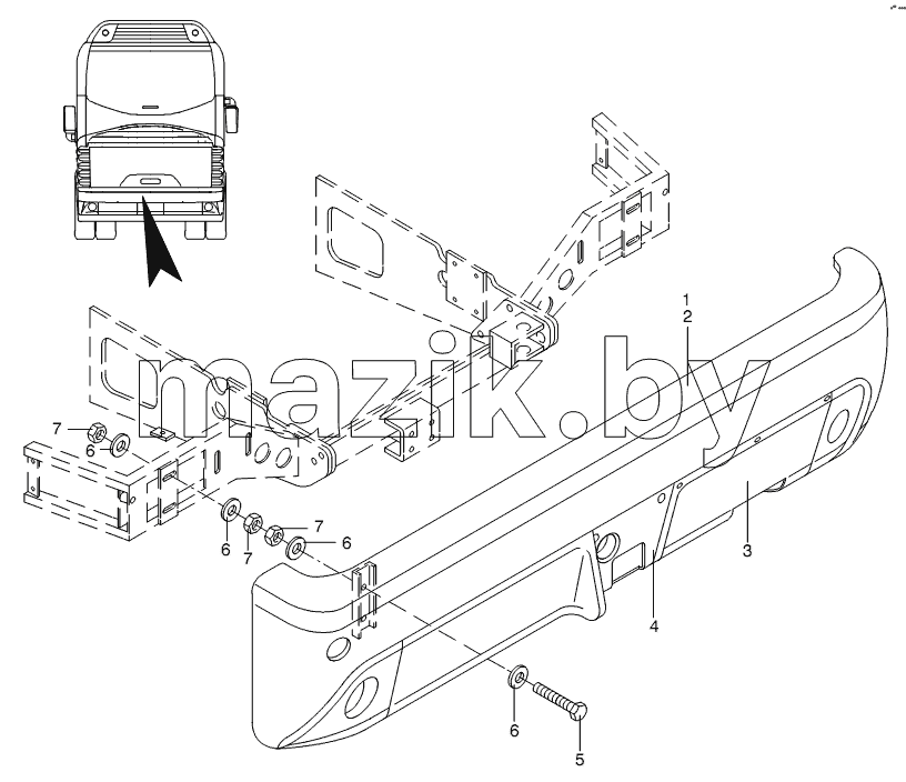 BUMPER FRONT AND REAR