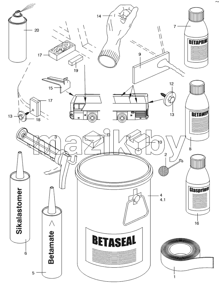 WINDOW REPAIR MATERIAL