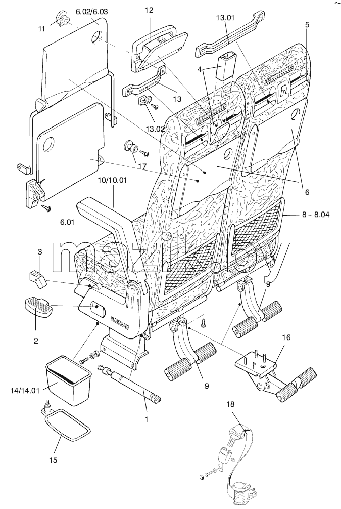 SEATING PARTS