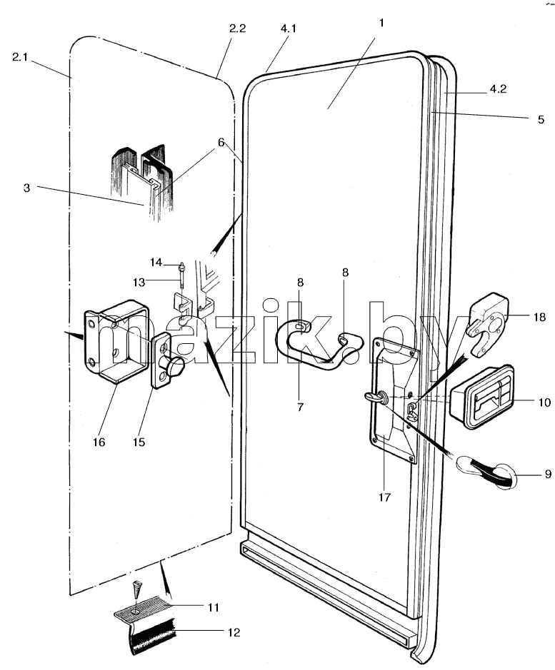 DOOR REAR RH