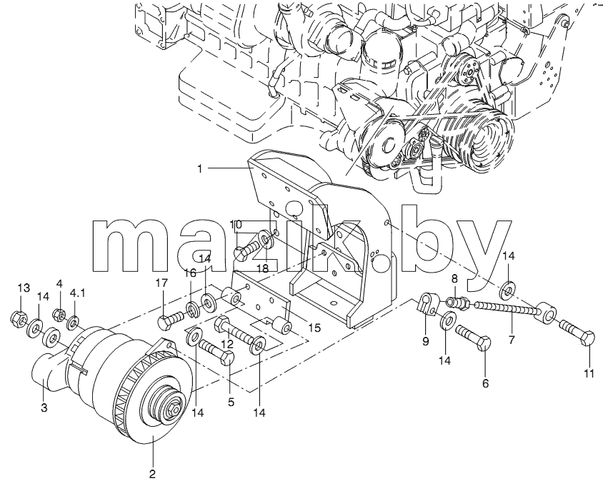 ALTERNATOR BRACKET