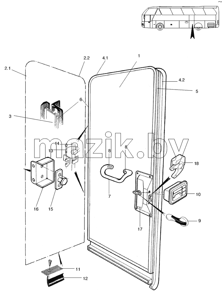 DOOR REAR RH