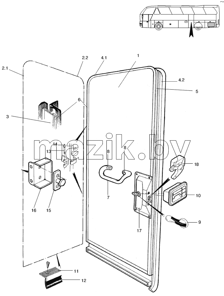 DOOR REAR RH