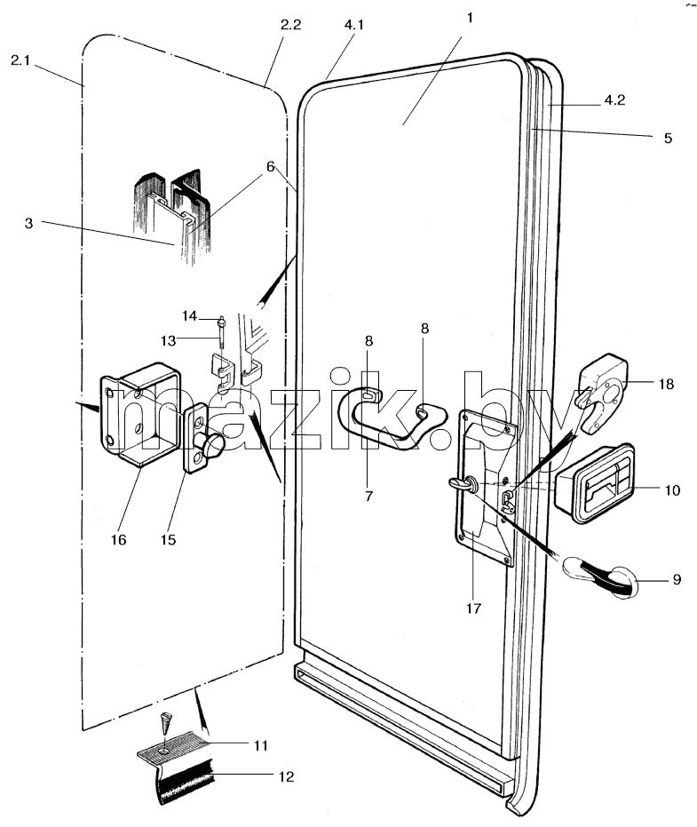 DOOR REAR RH