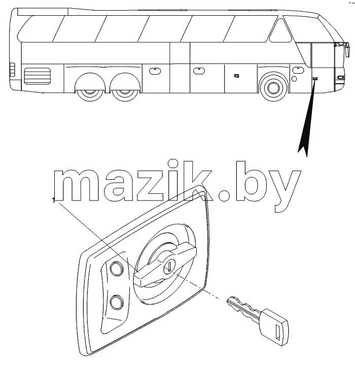 OUTSIDE HINGED DOOR LATCH