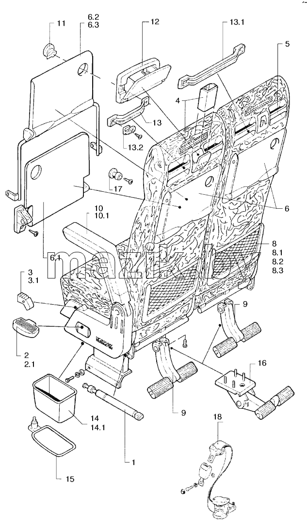 SEATING PARTS