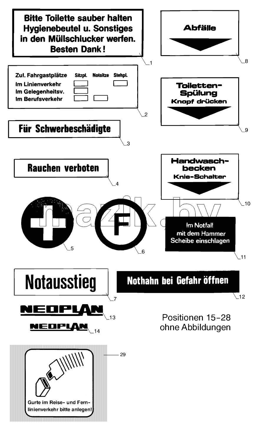 SAFETY SIGNS