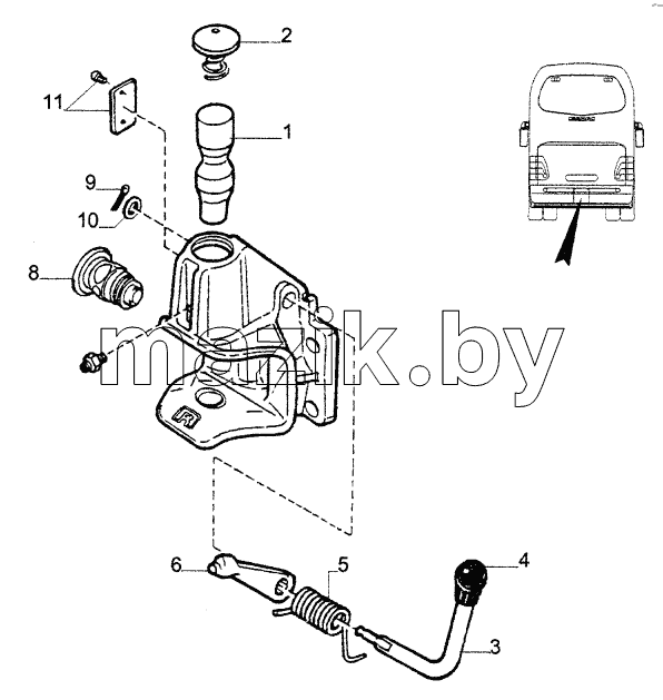 TRACTOR TOWING DEVICE