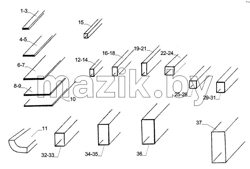 PROFILE PARTS GENERAL