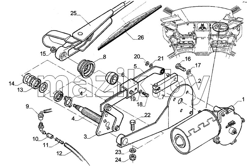 WIPER SYSTEM TOP