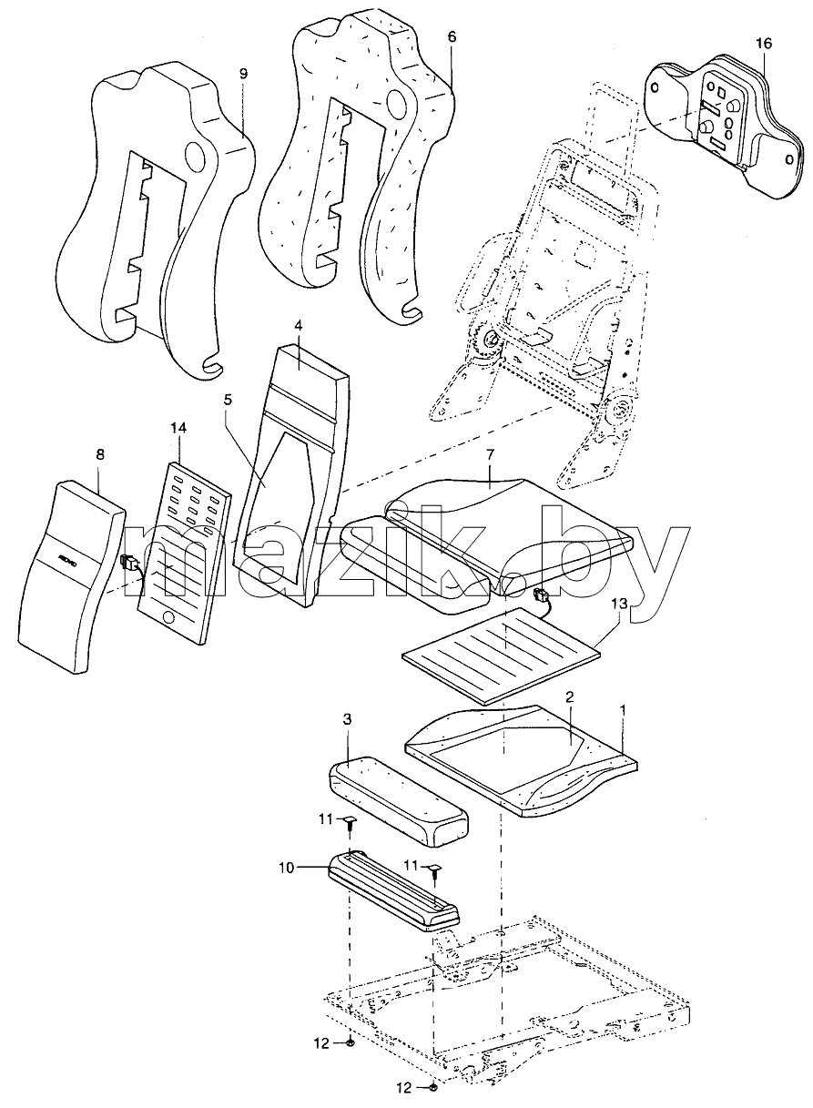 DRIVER SEAT RECARO