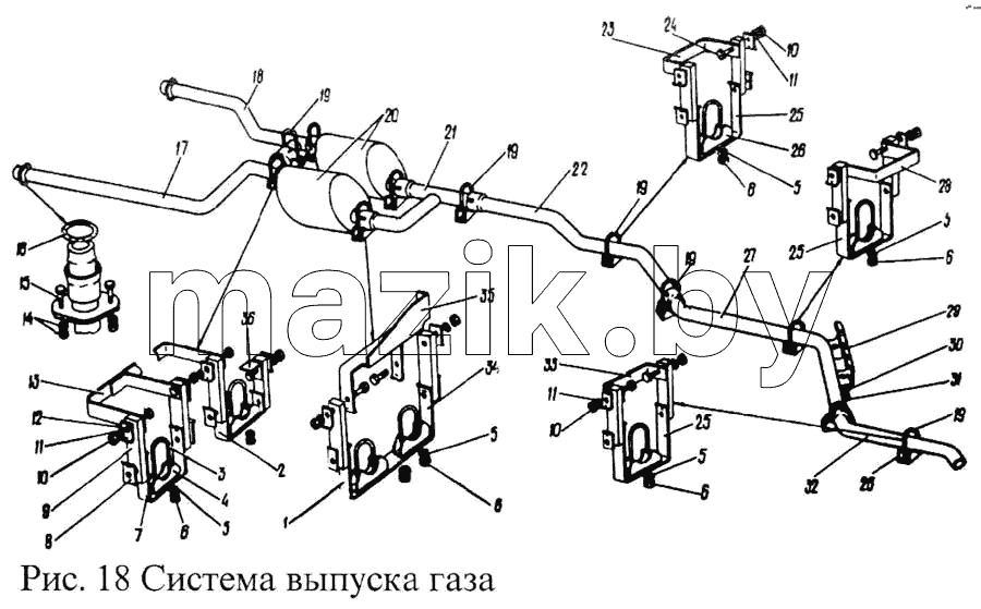 Система выпуска газа