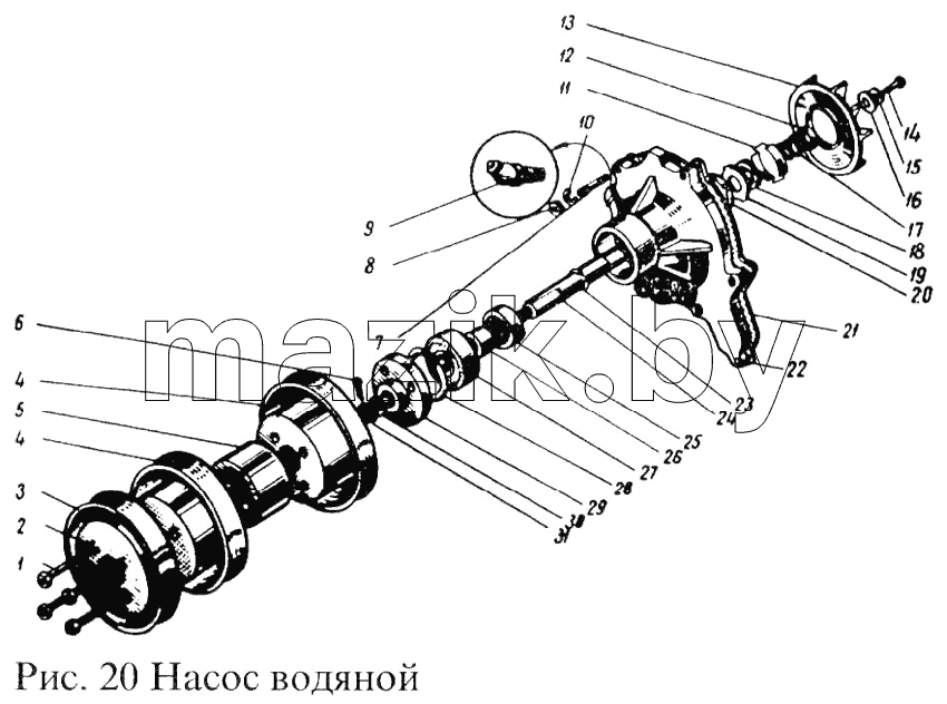 Насос водяной