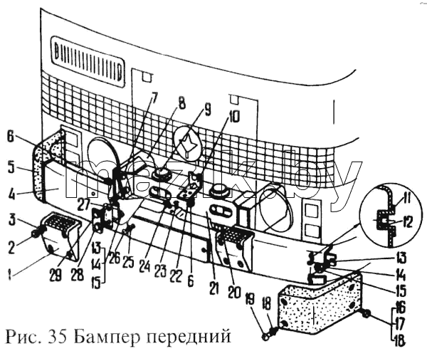 Бампер передний