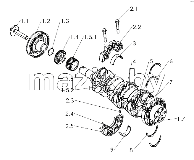 R7000-1005000 Crankshaft DamperAssembly
