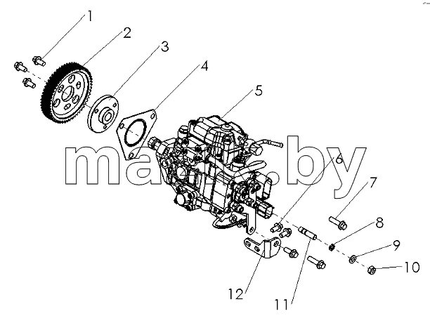 R3000-1111000 Fuel Injection Pump Assembly