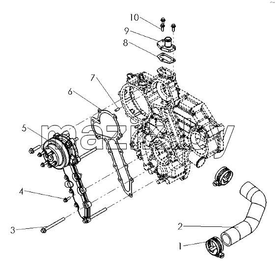 R3000-1307000 Water Pump Assembly