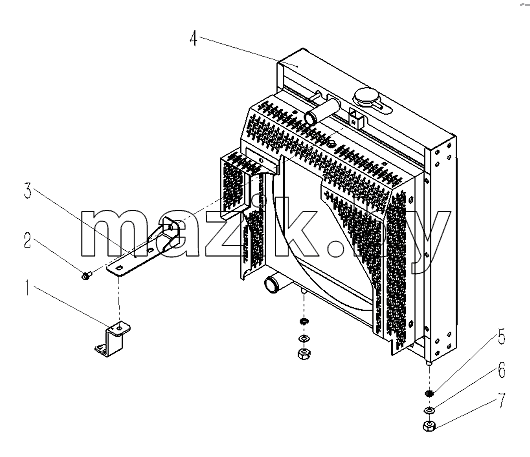 R7000-1301000 Radiator Assembly