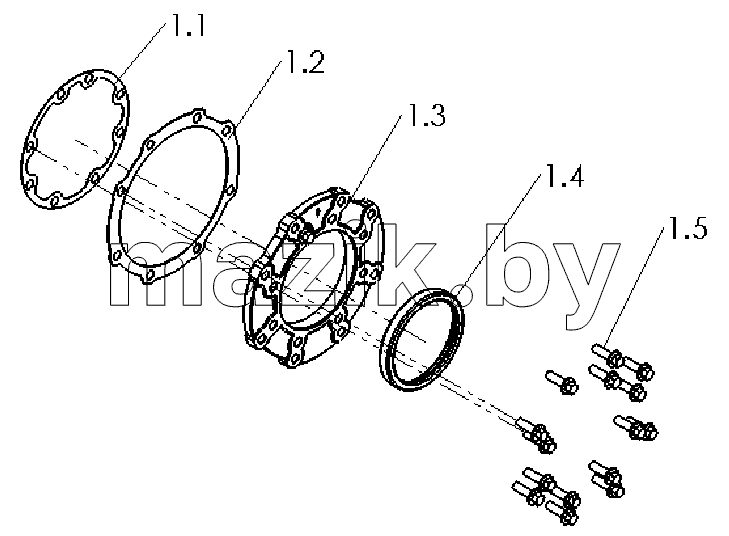 R3000-1002000/01 Cylinder Block Assembly