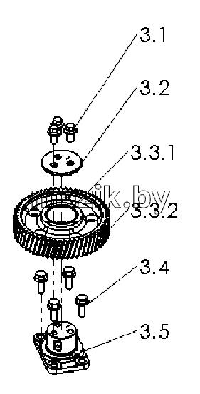 R3000-1002000/03 Cylinder Block Assembly