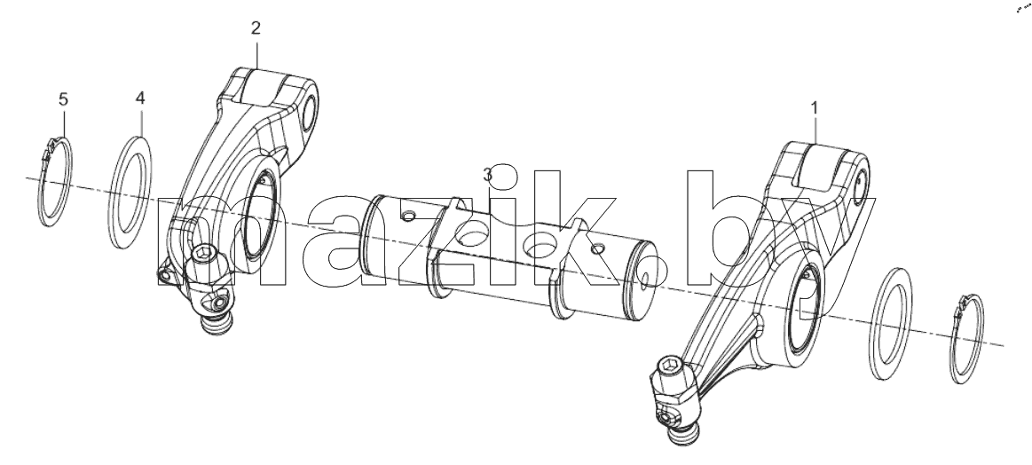  D07C4.4.4A ROCKER ARM ASSEMBLY