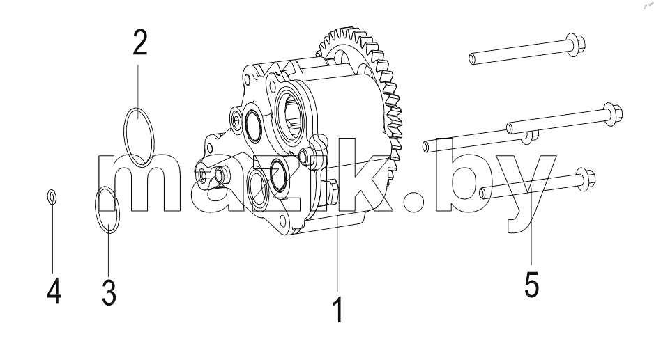  D07C4.6.1A AR OIL PUMP - ASSY