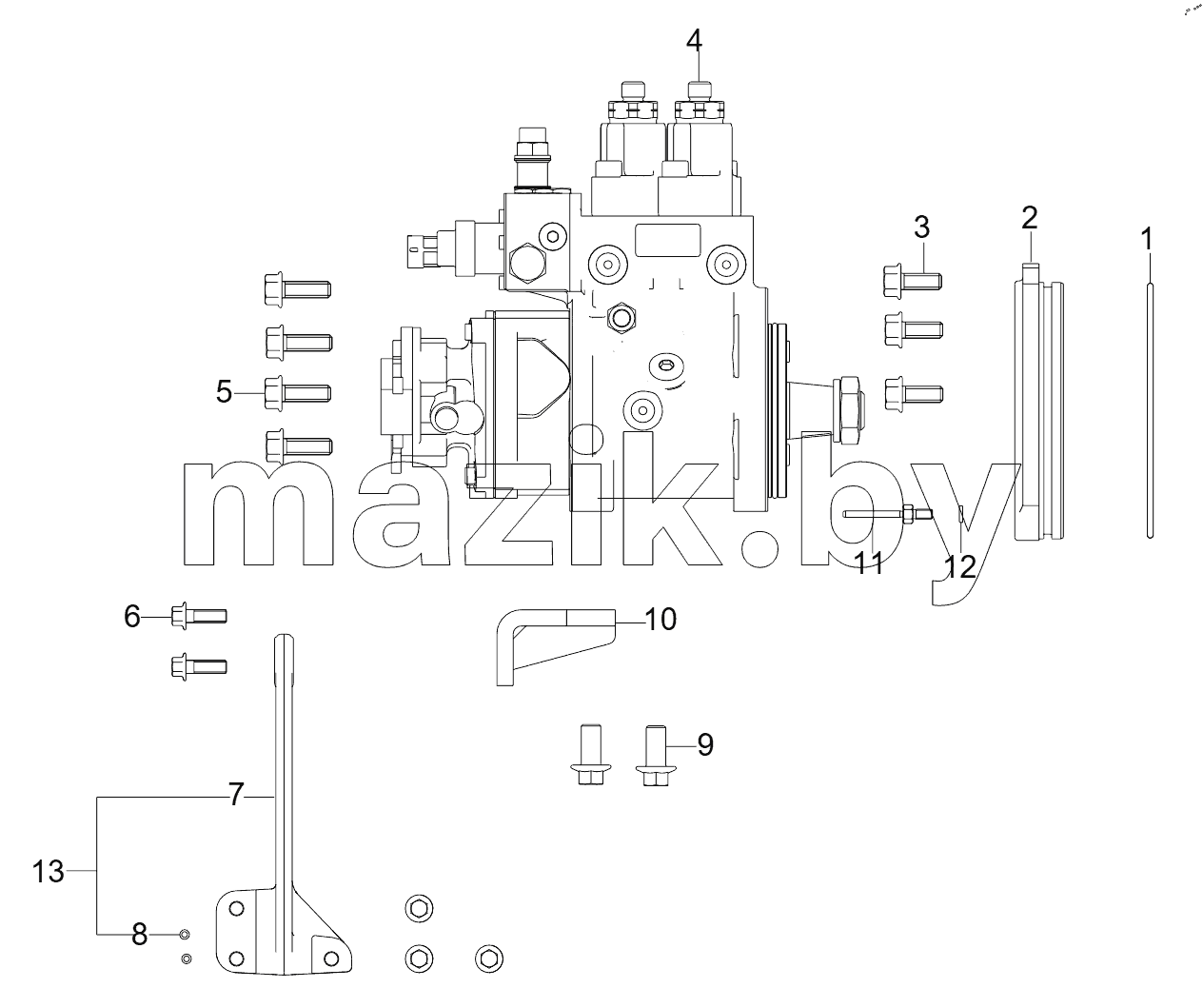  D07S3.8.1 AR COMMON RAIL PUMP