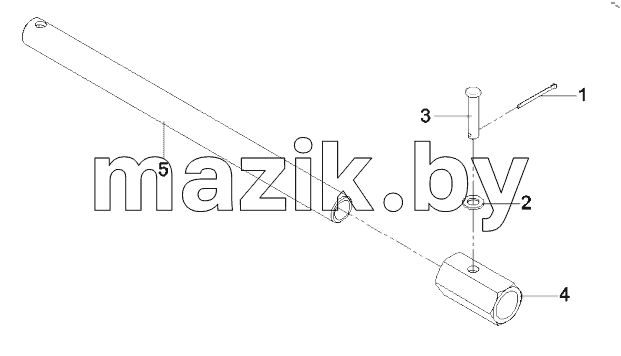  A810422001196 Lifter elongated rod GP