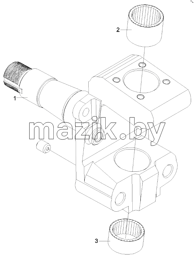  60081675 Right steering knuckle GP