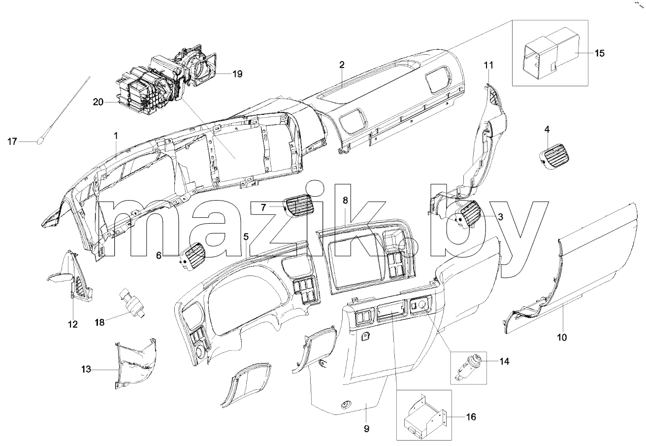  60255720 Cab assembly