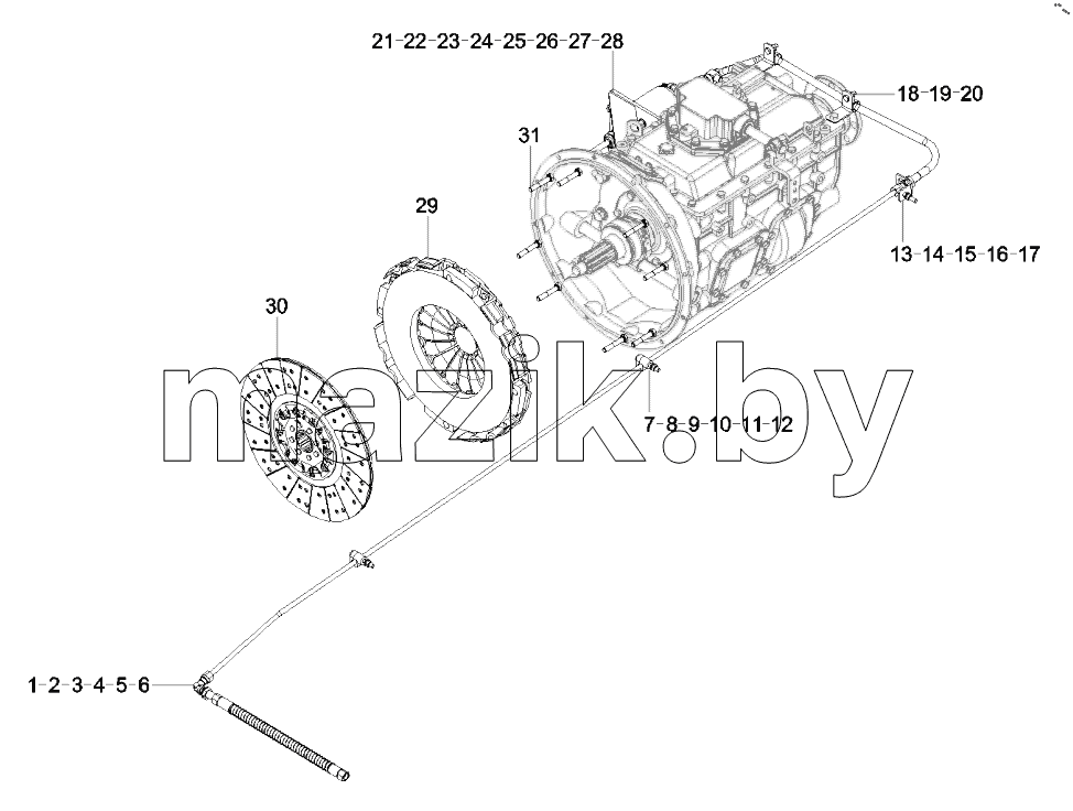  13077671 Clutch system
