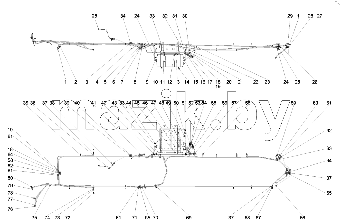  12929258 Brake pipeline device