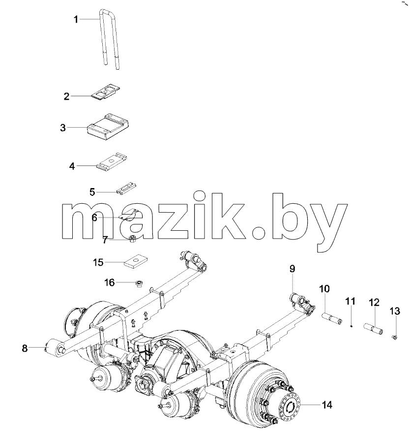  13293343 Module, rear load-bearing