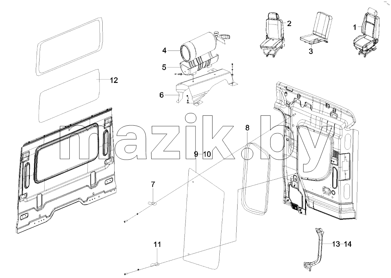  60255720 Cab assembly