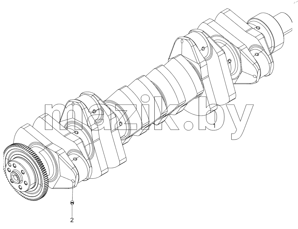  160102130003A014 Crankshaft Assembly