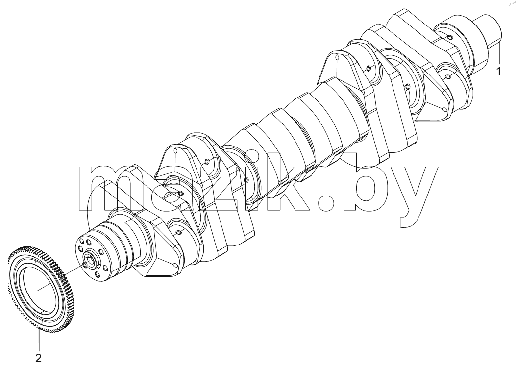  160102130004A091 Crankshaft Subassembly