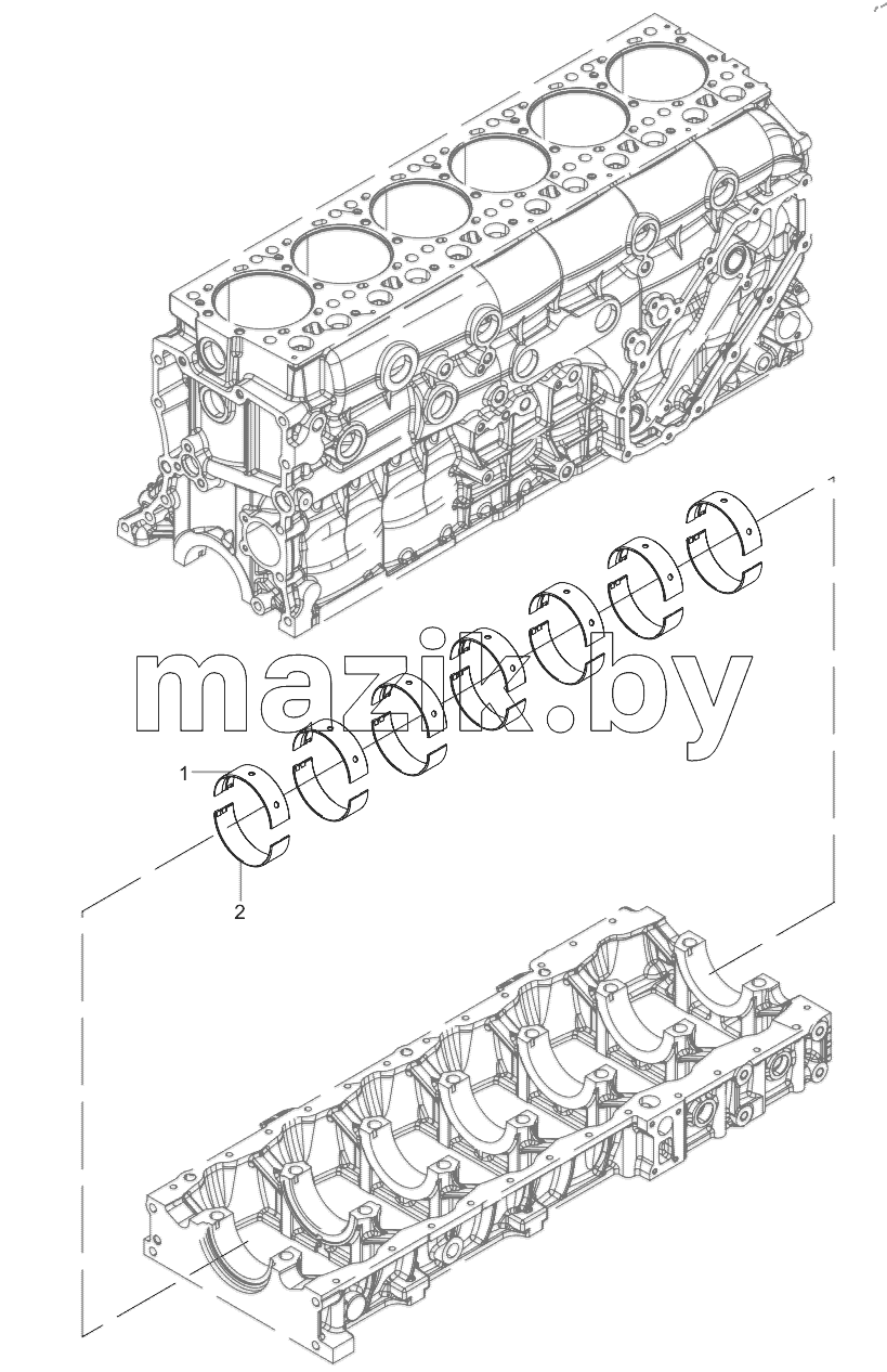  160102130004A042 Main Bearing Group