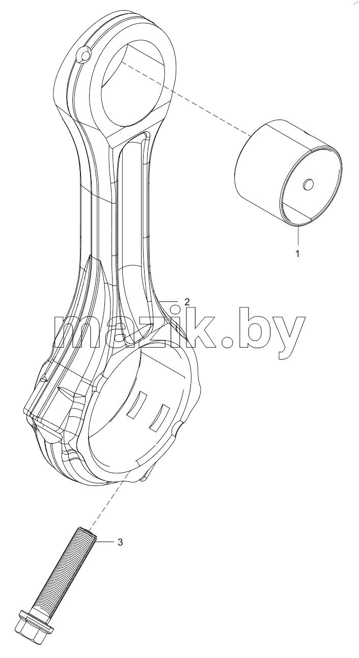  160102130003A019 Connecting Rod Assembly