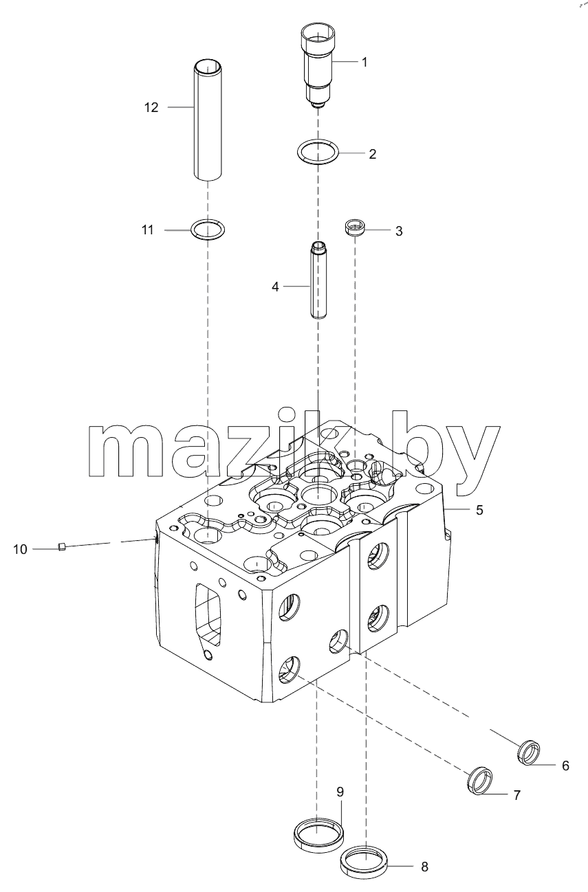  160102130004A094 Cylinder Head Subassembly