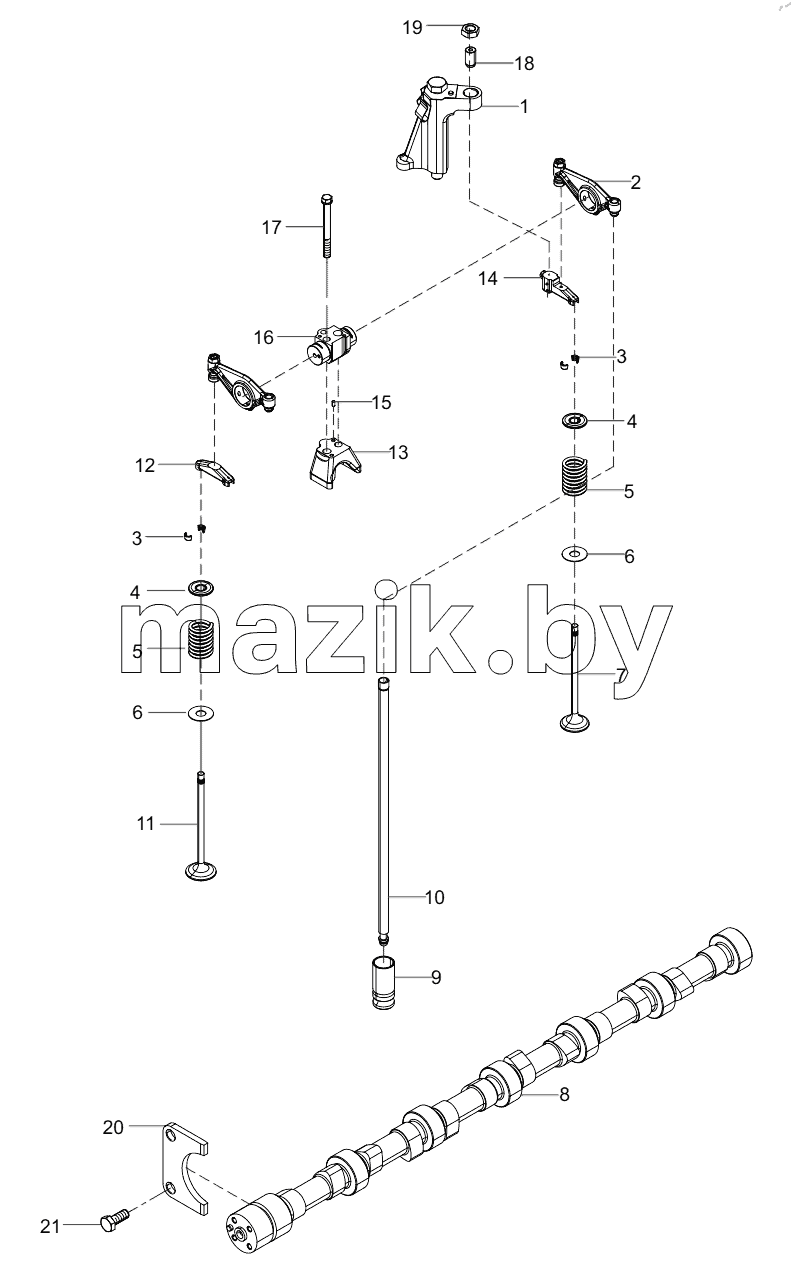  160102130004A050 Valve Train Group
