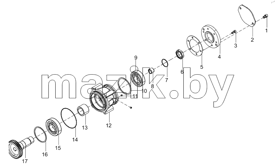  160102120007A021 Rear Loader Assembly