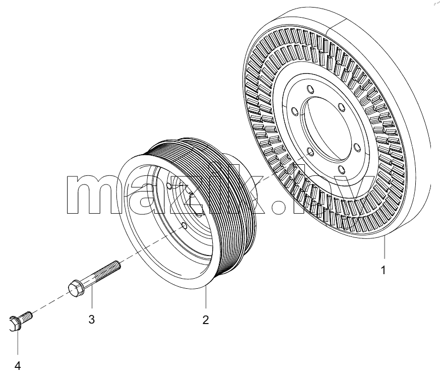 160102130004A053 Crankshaft Pulley Group
