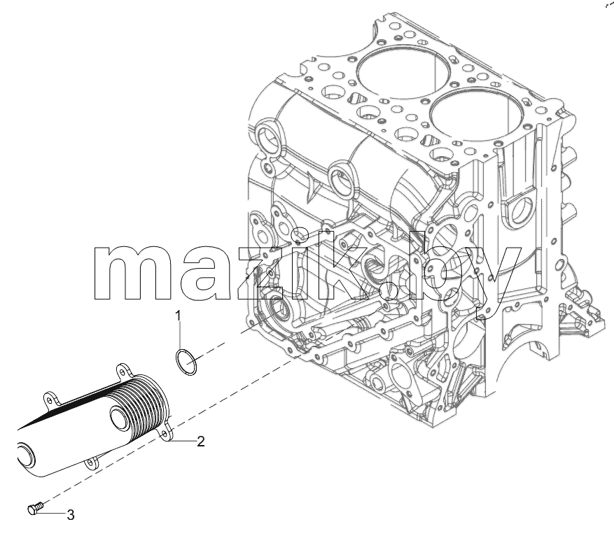  160102130004A058 Oil Cooler Group