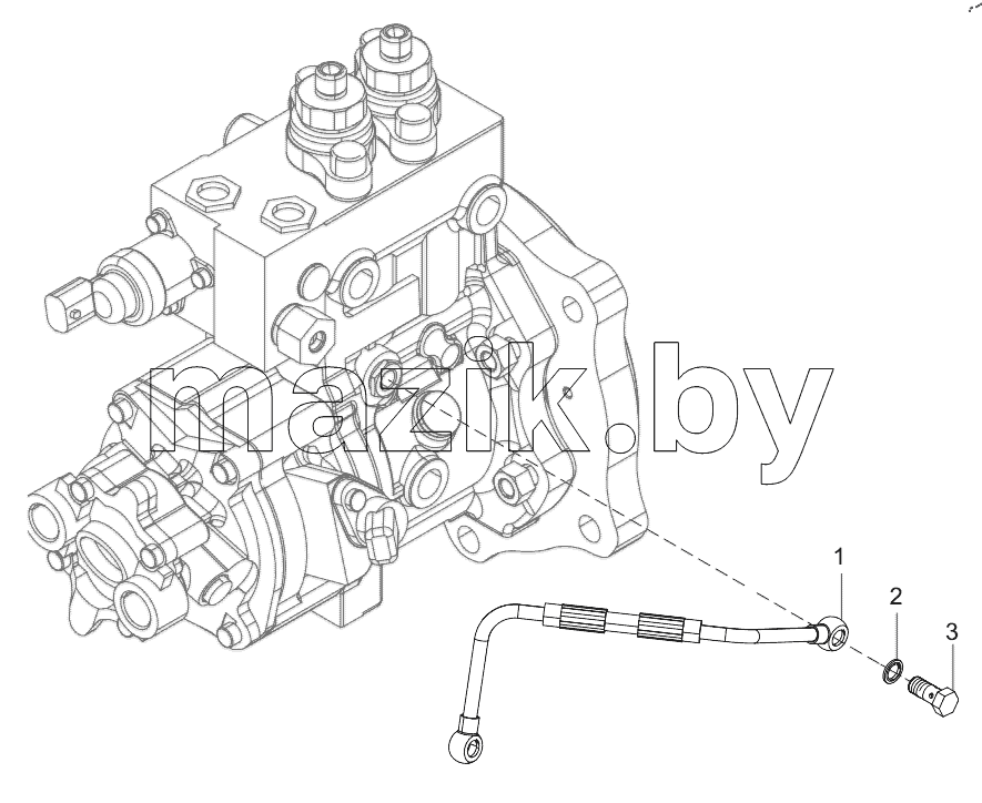  160102130004A070 Fuel Injection Pump Oil Pipe Group
