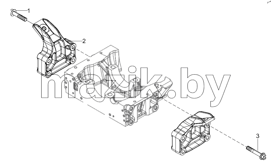  160102130004A085 Engine Bracket Group