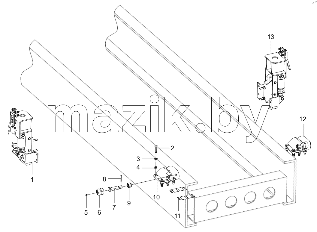  ODT004770565 DriverвЂ™s Cab Suspension Assy