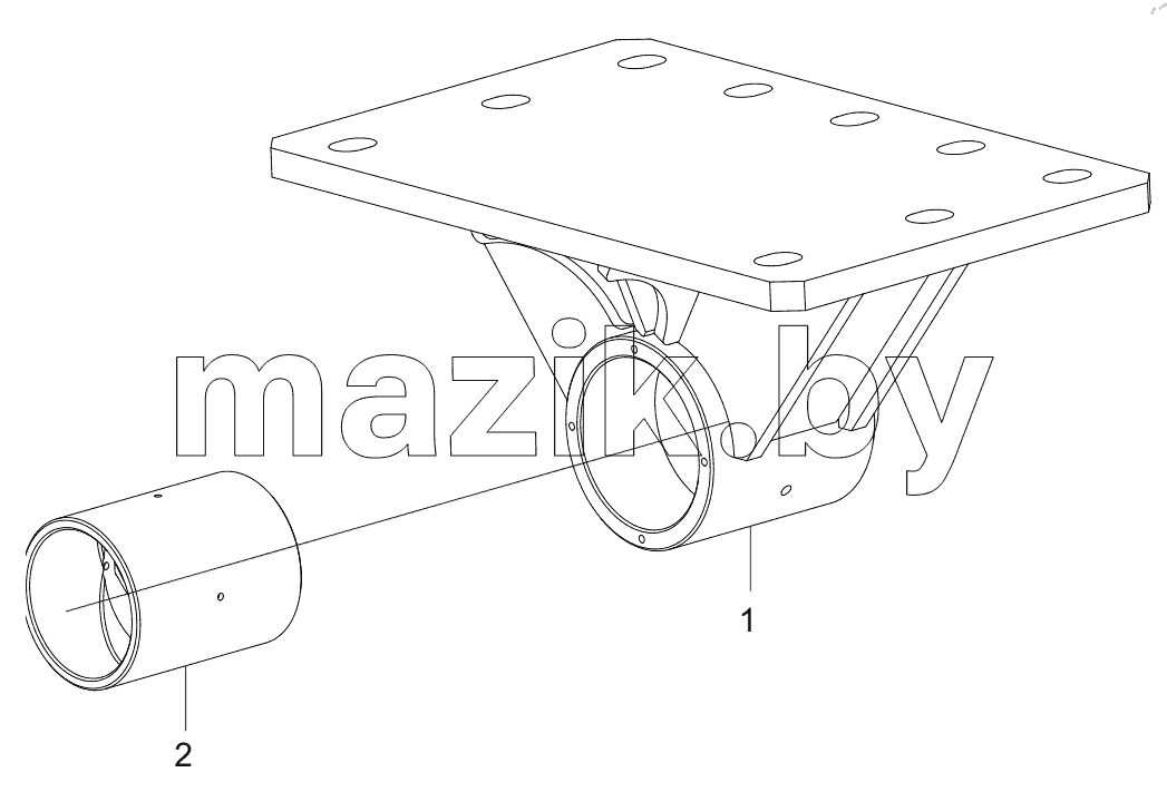  ODT004790328 Container Tilting Seat Assembly