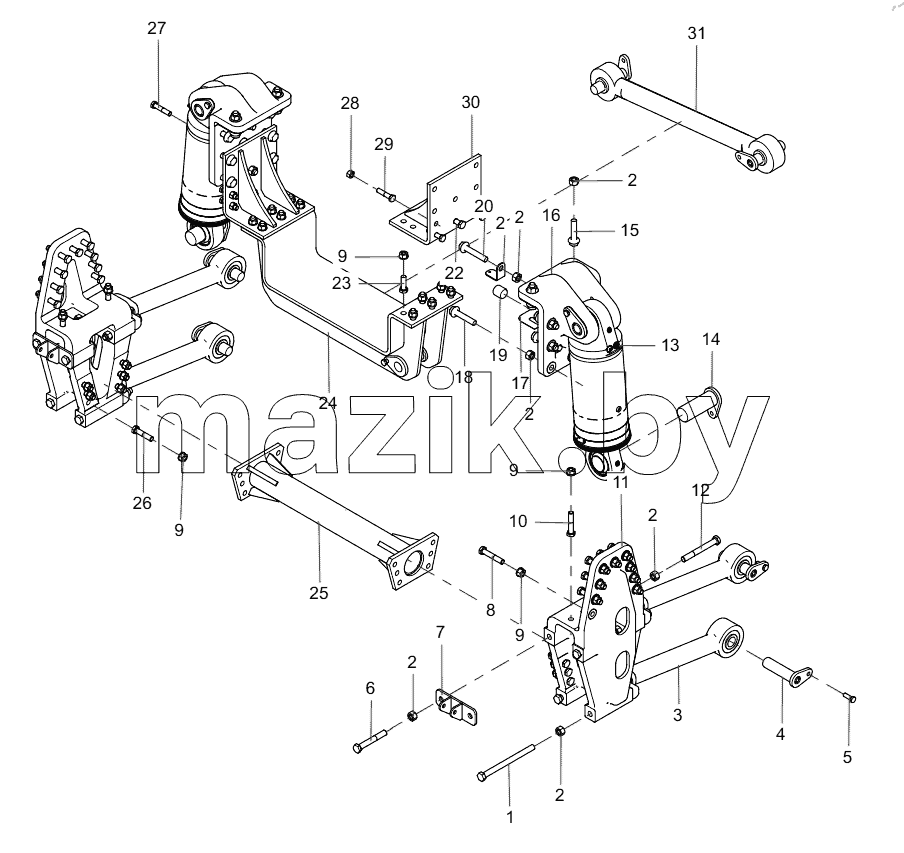  ODT005065932 Front Suspension Assemble